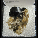 Mineral Specimen: Ilvaite, Quartz from South Mountain District, Owyhee Co., Idaho Mineral Specimen: Ilvaite, Quartz from South Mountain District, Owyhee Co., Idaho