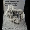 Mineral Specimen: Pseudobrookite from Thomas Range, Juab Co., Utah Mineral Specimen: Pseudobrookite from Thomas Range, Juab Co., Utah
