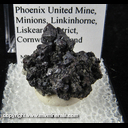 Mineral Specimen: Cuprite from Phoenix United Mine, Minions, Linkinhorne, Liskead District, Cornwall, England