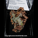 Mineral Specimen: Silver on Copper Halfbreed, Epidote, Chlorite, Quartz from Keweenaw Peninsula, Michigan Mineral Specimen: Silver on Copper Halfbreed, Epidote, Chlorite, Quartz from Keweenaw Peninsula, Michigan