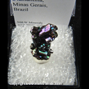 Mineral Specimen: Rutile - Iridescent Sagenite Reticulated Twins from Diamantina, Minas Gerais, Brazil Mineral Specimen: Rutile - Iridescent Sagenite Reticulated Twins from Diamantina, Minas Gerais, Brazil
