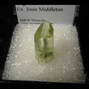 Mineral Specimen: Diopside variety: Chrome from Merlani Hills, Lelatema Mts., Arusha Region, Tanzania, Ex. Josie Middleton