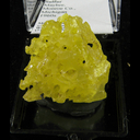Mineral Specimen: Sulfur from Maybee, Monroe Co., Michigan, 1960s Mineral Specimen: Sulfur from Maybee, Monroe Co., Michigan, 1960s