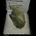 Mineral Specimen: Hydroxylapatite from Sapo Mine, Ferriginha, Conselheiro Pena, Doce Valley, Minas Gerais, Brazil