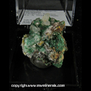 Mineral Specimen: Malachite, Quartz, Hematite from Zacatecas, Mexico, Ex. A. Neely, 1960s Mineral Specimen: Malachite, Quartz, Hematite from Zacatecas, Mexico, Ex. A. Neely, 1960s