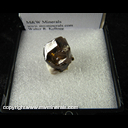 Mineral Specimen: Sphalerite from Walworth Quarry, Walworth, Wayne Co., New York, 1997, Ex. Josie Middleton Mineral Specimen: Sphalerite from Walworth Quarry, Walworth, Wayne Co., New York, 1997, Ex. Josie Middleton