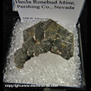 Mineral Specimen: Pyrite Pseudomorph after Pyrohottite from Hecla Rosebud Mine, Pershing Co., Nevada