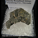 Mineral Specimen: Pyrite Pseudomorph after Pyrohottite from Hecla Rosebud Mine, Pershing Co., Nevada Mineral Specimen: Pyrite Pseudomorph after Pyrohottite from Hecla Rosebud Mine, Pershing Co., Nevada