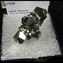 Mineral Specimen: Pyrite from Eagle Mine, Gilman, Gilman District, Eagle Co., Colorado, 1968 Mineral Specimen: Pyrite from Eagle Mine, Gilman, Gilman District, Eagle Co., Colorado, 1968