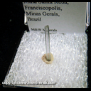 Mineral Specimen: Tourmaline from Mina Santa Rosa, Franciscopolis, Minas Gerais, Brazil Mineral Specimen: Tourmaline from Mina Santa Rosa, Franciscopolis, Minas Gerais, Brazil