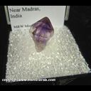 Mineral Specimen: Amethyst Scepter from Tamil Nadu, Andrahana, near Madras, India Mineral Specimen: Amethyst Scepter from Tamil Nadu, Andrahana, near Madras, India