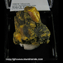 Mineral Specimen: Orpiment from Good Bar Mine, Eureka Co., Nevada, Collected by J. Seibel Mineral Specimen: Orpiment from Good Bar Mine, Eureka Co., Nevada, Collected by J. Seibel