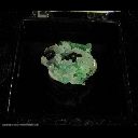 Mineral Specimen: Quartz on Malachite from Arizona Mineral Specimen: Quartz on Malachite from Arizona