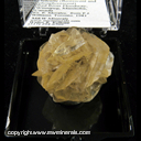 Mineral Specimen: Selenite (fluorescent and phosphorescent) from Red River Floodway, Winnipeg, Manitoba, Canada, Ex. E. Morales, from P.J. Williams, Toronto, 1981 Mineral Specimen: Selenite (fluorescent and phosphorescent) from Red River Floodway, Winnipeg, Manitoba, Canada, Ex. E. Morales, from P.J. Williams, Toronto, 1981