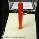 Mineral Specimen: Crocoite (terminated crystals) from Dundas, Tasmania, Australia, Ex. Josie Middleton Mineral Specimen: Crocoite (terminated crystals) from Dundas, Tasmania, Australia, Ex. Josie Middleton