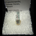 Mineral Specimen: Tourmaline (terminated) from Mina Santa Rosa, Franciscopolis, Minas Gerais, Brazil Mineral Specimen: Tourmaline (terminated) from Mina Santa Rosa, Franciscopolis, Minas Gerais, Brazil