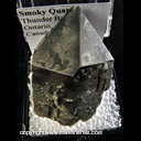 Mineral Specimen: Quartz, variety Smoky from Thunder Bay, Ontario, Canada Mineral Specimen: Quartz, variety Smoky from Thunder Bay, Ontario, Canada