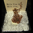 Mineral Specimen: Copper, Chain Crystals from White Pine Mine, White Pine, Ontonagon County, Michigan Mineral Specimen: Copper, Chain Crystals from White Pine Mine, White Pine, Ontonagon County, Michigan