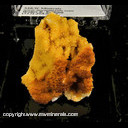 Mineral Specimen: Smithsonite variety: Turkey Fat (with included Greenockite) Pseudomorph after Dolomite from Monte Cristo Mine, Rush Creek, Marion Co., Arkansas Mineral Specimen: Smithsonite variety: Turkey Fat (with included Greenockite) Pseudomorph after Dolomite from Monte Cristo Mine, Rush Creek, Marion Co., Arkansas