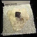 Mineral Specimen: Spinel in Marble from Hicks Farm, Oxbow, St. Lawrence Co., New York Mineral Specimen: Spinel in Marble from Hicks Farm, Oxbow, St. Lawrence Co., New York