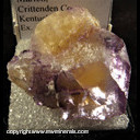 Mineral Specimen: Fluorite from Marion, Crittenden Co., Kentucky, Ex. A. Neely, 1960s Mineral Specimen: Fluorite from Marion, Crittenden Co., Kentucky, Ex. A. Neely, 1960s