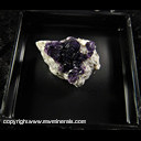 Mineral Specimen: Fluorite on Quartz with Pyrite from Blue Moon Pocket, Main Stope, Sweet Home Mine, Alma District, Colorado, June, 1996 Mineral Specimen: Fluorite on Quartz with Pyrite from Blue Moon Pocket, Main Stope, Sweet Home Mine, Alma District, Colorado, June, 1996