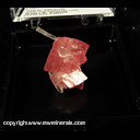 Mineral Specimen: Quartz on Rhodochrosite from Rainbow Pocket, Tetrahedrite Stope, Sweet Home Mine, Alma District, Park Co., Colorado, August, 1992 Mineral Specimen: Quartz on Rhodochrosite from Rainbow Pocket, Tetrahedrite Stope, Sweet Home Mine, Alma District, Park Co., Colorado, August, 1992