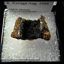 Mineral Specimen: Rockbridgeite from Mullica Hill, Harrison Twp., Gluocester Co., New Jersey, R. Kenaga Aug. 1999 Mineral Specimen: Rockbridgeite from Mullica Hill, Harrison Twp., Gluocester Co., New Jersey, R. Kenaga Aug. 1999