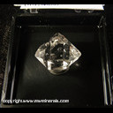 Mineral Specimen: Quartz variety; Herkimer Diamonds with included Gas/Water Bubbles from Herkimer, New York, 1972 Mineral Specimen: Quartz variety; Herkimer Diamonds with included Gas/Water Bubbles from Herkimer, New York, 1972