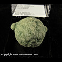 Mineral Specimen: Glauconite and Sand Concretion from Juda, Green Co., Wisconsin, Jim Defoe Mineral Specimen: Glauconite and Sand Concretion from Juda, Green Co., Wisconsin, Jim Defoe