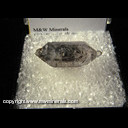 Mineral Specimen: Quartz variety Hokimer, Double Terminated with Carbon Inclusions from Saltville, Smyth Co., Virginia Ex. Steve Pullman Mineral Specimen: Quartz variety Hokimer, Double Terminated with Carbon Inclusions from Saltville, Smyth Co., Virginia Ex. Steve Pullman