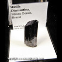 Mineral Specimen: Rutile from Diamantina, Minas Gerais, Brazil