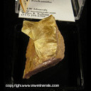 Mineral Specimen: Carpholite from Honri Slavkov, Bohemia, Czech Republic, Ex. Steve Pullman, Ex Rocksmiths Mineral Specimen: Carpholite from Honri Slavkov, Bohemia, Czech Republic, Ex. Steve Pullman, Ex Rocksmiths
