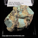 Mineral Specimen: Turquoise from Kingman area, Mohave Co., Arizona, Ex. Vivian Randall, purchased in 1973 Mineral Specimen: Turquoise from Kingman area, Mohave Co., Arizona, Ex. Vivian Randall, purchased in 1973