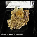 Mineral Specimen: Fluorite, Calcite from White Rock Quarry, Clay Center, Ottawa Co., Ohio, 1960s Mineral Specimen: Fluorite, Calcite from White Rock Quarry, Clay Center, Ottawa Co., Ohio, 1960s