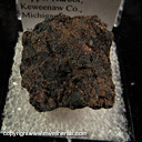 Mineral Specimen: Macfallite from Lake Manganese, Copper Harbor, Keweenaw Co., Michigan Mineral Specimen: Macfallite from Lake Manganese, Copper Harbor, Keweenaw Co., Michigan