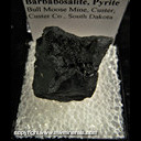 Mineral Specimen: Barbabosalite, Pyrite from Bull Moose Mine, Custer, Custer Co., South Dakota Mineral Specimen: Barbabosalite, Pyrite from Bull Moose Mine, Custer, Custer Co., South Dakota