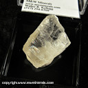 Mineral Specimen: Petalite from Itinga, Minas Gerais, Brazil Mineral Specimen: Petalite from Itinga, Minas Gerais, Brazil