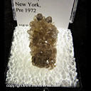 Mineral Specimen: Quartz Druze with Included Hydrocarbons from Herkimer, New York, Prior to 1972 Mineral Specimen: Quartz Druze with Included Hydrocarbons from Herkimer, New York, Prior to 1972