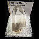 Mineral Specimen: Quartz variety Phantom from Quebec, Canada Mineral Specimen: Quartz variety Phantom from Quebec, Canada