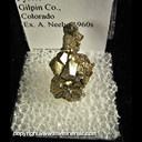 Mineral Specimen: Pyrite from Gilpin Co., Colorado Ex. A. Neely, 1960s Mineral Specimen: Pyrite from Gilpin Co., Colorado Ex. A. Neely, 1960s