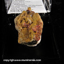 Mineral Specimen: Cinnabar from New Idria Dist., Benit Co., California, Ex. University of Michigan Geology Dept., #UM3937