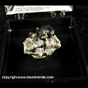 Mineral Specimen: Covellite, Quartz from Arizona, 1896 or older, Ex. University of Michigan Geology Dept., from Peter Collier, #UM5932 Mineral Specimen: Covellite, Quartz from Arizona, 1896 or older, Ex. University of Michigan Geology Dept., from Peter Collier, #UM5932