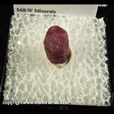 Mineral Specimen: Ruby Corundum from Cowee Valley, Macon Co., North Carolina