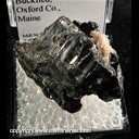Mineral Specimen: Tantalite-(Mn) from Bennet Quarry, Oxford Co., Maine Mineral Specimen: Tantalite-(Mn) from Bennet Quarry, Oxford Co., Maine