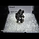 Mineral Specimen: Rutile (Reticulated Twins) from Diamantina, Minas Gerais, Brazil Mineral Specimen: Rutile (Reticulated Twins) from Diamantina, Minas Gerais, Brazil