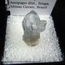 Mineral Specimen: Blue Quartz (Included Tourmaline) from Jenipapo dist., Itinga, Minas Gerais, Brazil Mineral Specimen: Blue Quartz (Included Tourmaline) from Jenipapo dist., Itinga, Minas Gerais, Brazil
