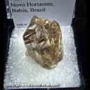 Mineral Specimen: Rutilated Quartz, Hematite from Novo Horizonte, Bahia, Brazil Mineral Specimen: Rutilated Quartz, Hematite from Novo Horizonte, Bahia, Brazil
