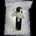Mineral Specimen: Tourmaline, Albite from Pakistan