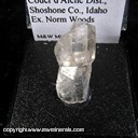 Mineral Specimen: Cerussite from Kellogg, Couer d'Alene District, Shoshone Co., Idaho, Ex. Norm Woods Mineral Specimen: Cerussite from Kellogg, Couer d'Alene District, Shoshone Co., Idaho, Ex. Norm Woods